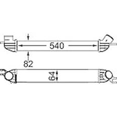 Mahle CI 188 000S Ladeluftkühler BEHR