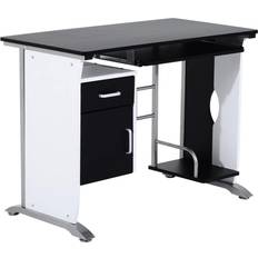 Black Writing Desks Homcom Computer Writing Desk 52x100cm