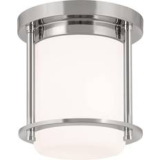 Chrome Ceiling Lamps Kichler Brit Ceiling Flush Light 7.2"