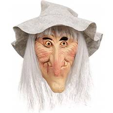 Grey Head Masks Fancy Dress Bristol Novelty Witch overhead mask with hat & hair