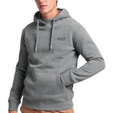 3XL - Slim Sweaters Superdry Men's Essential Logo Hoodie - Grey