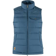 Drukknopen - Vrouw Vesten Fjällräven Greenland Down Liner Bodywarmer - Blauw