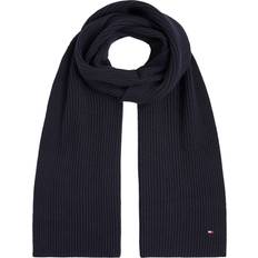 Tommy Hilfiger ESSENTIAL FLAG KNITTED SCARF Blå