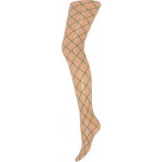 Beige - Dame Strømpebukser Hype The Detail Logo Tights - Green