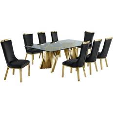 Dining Sets Best Quality Furniture 9-Piece Modern Dining Set