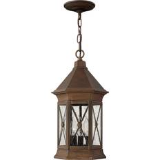 Elstead Lighting Brighton 3-Light Chain Lantern - Sienna Lámpara Colgante