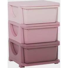 Storage Boxes Qaba 3 Tier Storage Unit Dresser Tower with Drawers Chest