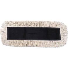 White Cleaning Sponges Boardwalk Cut End Dust Mop Head, Cotton/synthetic, 24w X 5d, White