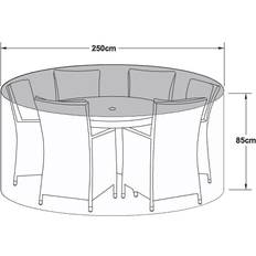 Maze Rattan Cover for 6 Seat