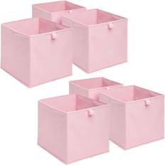 OHS Pack of 6 Plain Folding Cube Storage Box