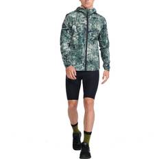 Herr - Löpning - Silver Jackor 2XU Aero Jacket Men TrailscapeMoss/SilverReflective