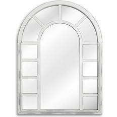 Nielsen Hannah Modern 13 Pane Arched Window Wall Mirror