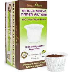 Coffee Makers Perfect Pod Single Serve Paper Filters 100 Count Lid