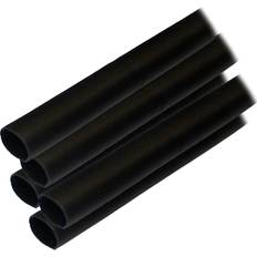 Guitar Slides Ancor adhesive lined heat shrink tubing alt 1/2" x 6" 5-pack black