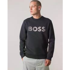 HUGO BOSS Stretch Jumpers HUGO BOSS Salbo Sweatshirt Navy