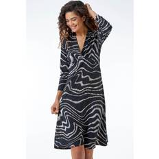 Roman Animal Print Stretch Dress