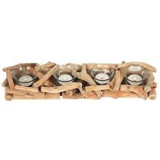 Candlesticks Something Different Driftwood Quadruple Holder Candlestick