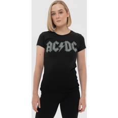 AC/DC Diamante Voltage Logo Skinny Fit T Shirt