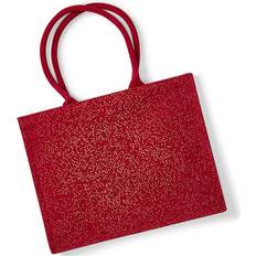 Innenfach Stofftaschen Westford Mill Metallic Shimmer Jute Shopper/Tote Bag