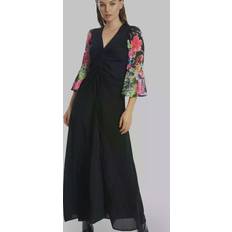 Front Ruched Detail Maxi Dress
