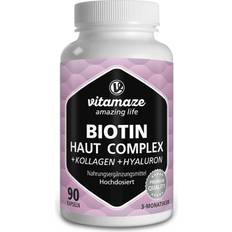 Vitamaze Biotin Haut Komplex hochdosiert+Kollagen Kapseln