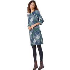 Checkered Dresses Roman Check Print Pocket Shift Dress