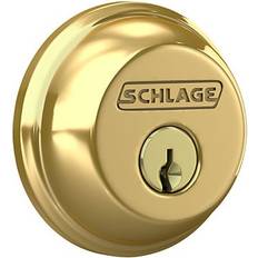 Gray Locks Schlage Single Cylinder Deadbolt