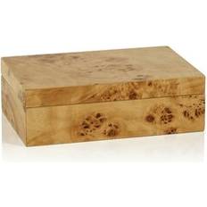 Decorative storage baskets Joss & Main Landyn Burl Wood Decorative Storage Box