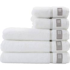 Lexington Hotel Serviette de bain Beige, Blanc (130x70cm)