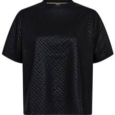 HUGO BOSS Women T-shirts HUGO BOSS T-Shirt EKRI_AOP Oversize Fit SCHWARZ