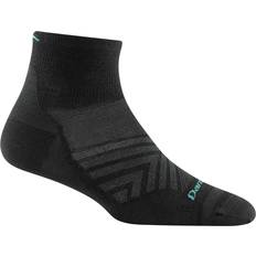 Darn Tough Donna Calzini Darn Tough Run Quarter Ultra-Lightweight Running Sock Black Dames