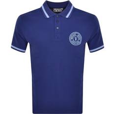 Versace Jeans Couture Couture EMB Polo T Shirt Blue