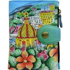 Anna by Anuschka Women's Hand Painted Genuine Leather Ladies Wallet - Amalfi Dawn