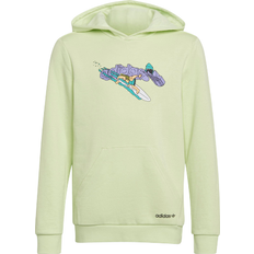 Adidas Kid's Graphic Stoked Beach Hoodie - Almost Lime (HF7436)