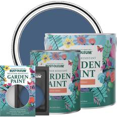 Paint Rust-Oleum Garden Satin Finish Wood Paint Blue