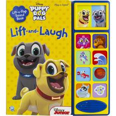 Toys Disney Junior Puppy Dog Pals Lift-And-Laugh Lift-A-Flap Sound Book [With Battery]