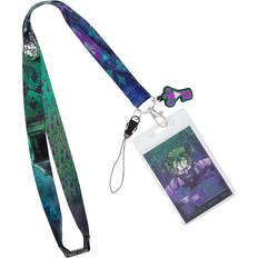 Morado Portatarjetas de visita DC Comics Lanyard With Soft Dangle Hang Tag "The Joker"