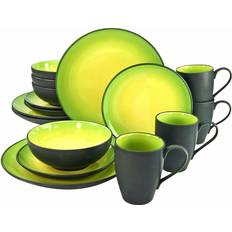Creatable 16 Piece Dinnerware Service for 4 Yellow Dinner Set