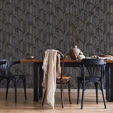 Sublime Modella Floral Black Wallpaper