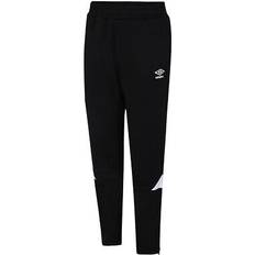 Umbro Childrens/kids Total Tapered Training Jogging Bottoms black/white