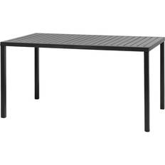 Dining Outdoor Side Tables Nardi Tisch Cube 140 x 80 cm Anthrazit Outdoor Side Table