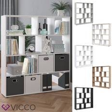 Foldable Shelves VICCO Raumteiler Pilar Bücherregal