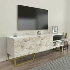 Decorotika Denasse Modern Unit Stand TV Bench