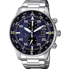 Citizen Orologi Citizen AVIATOR CHRONO ECO DRIVE Silberfarben Ø 44 mm