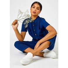 Drawstring Jumpsuits & Overalls Roman Drawstring Waist Utility Jumpsuit