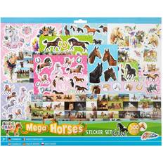 Mega Sticker Set Horses 500 pcs. Fjernlager, 6-7 dages levering
