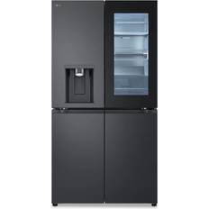 LG Edelstahl - NoFrost Gefrierschränke LG GMG960EVJE Instaview French Stainless Steel, Black