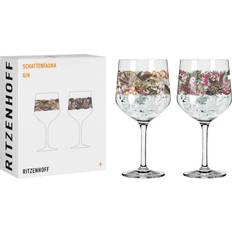 Ritzenhoff Schattenfauna #2 Gin Set Crystal Glass Tumbler 2pcs