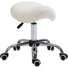 Homcom PU Saddle Seating Stool