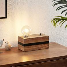Lindby Sverina Brown/Black Bordslampa